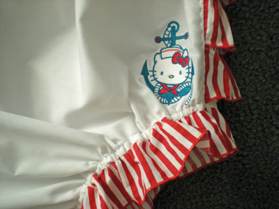 Hello Kitty embroidered nautical baby outfit