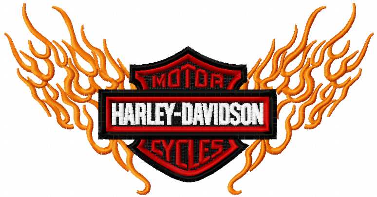 Machine Embroidery Harley Davidson Embroidery Designs