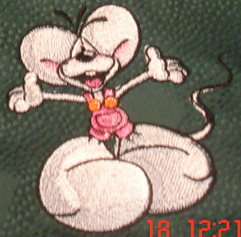 Diddl with toy embroidery design