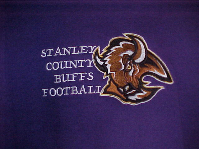 Buffalo logo embroidery design