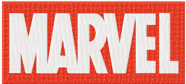 Marvel logo machine embroidery design