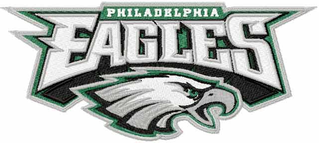 Philadelphia Eagles Logo 2 Embroidery Design - Emblanka