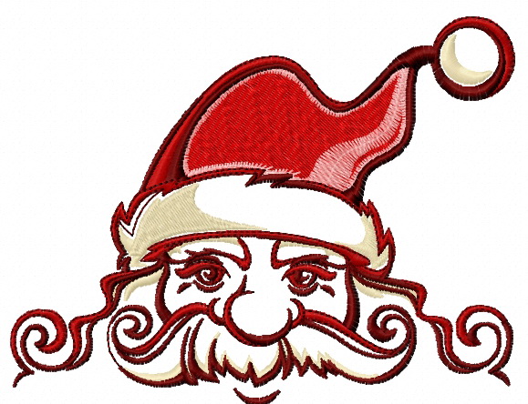 Merry Christmas 6 machine embroidery design