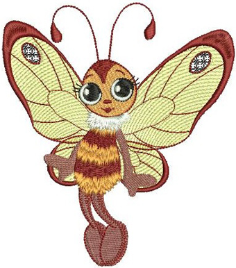 Embroidery design Butterfly girly butterfly Machine Embroidery Applique  BD001