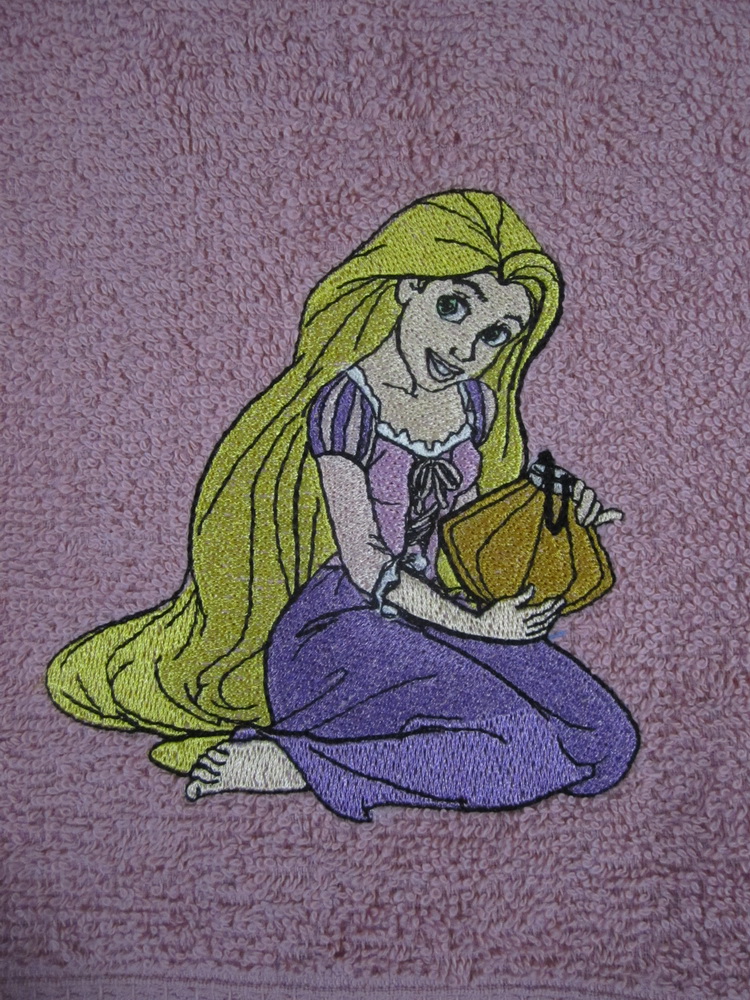Rapunzel 2 embroidery design
