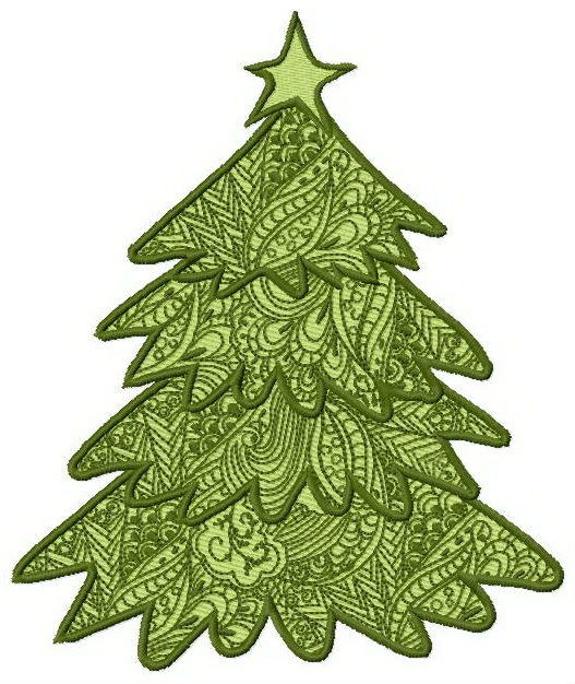 Christmas Word Tree Embroidery | Hand Embroidery