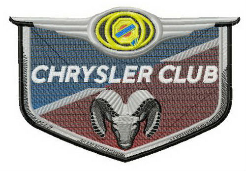 Chrysler club наклейка