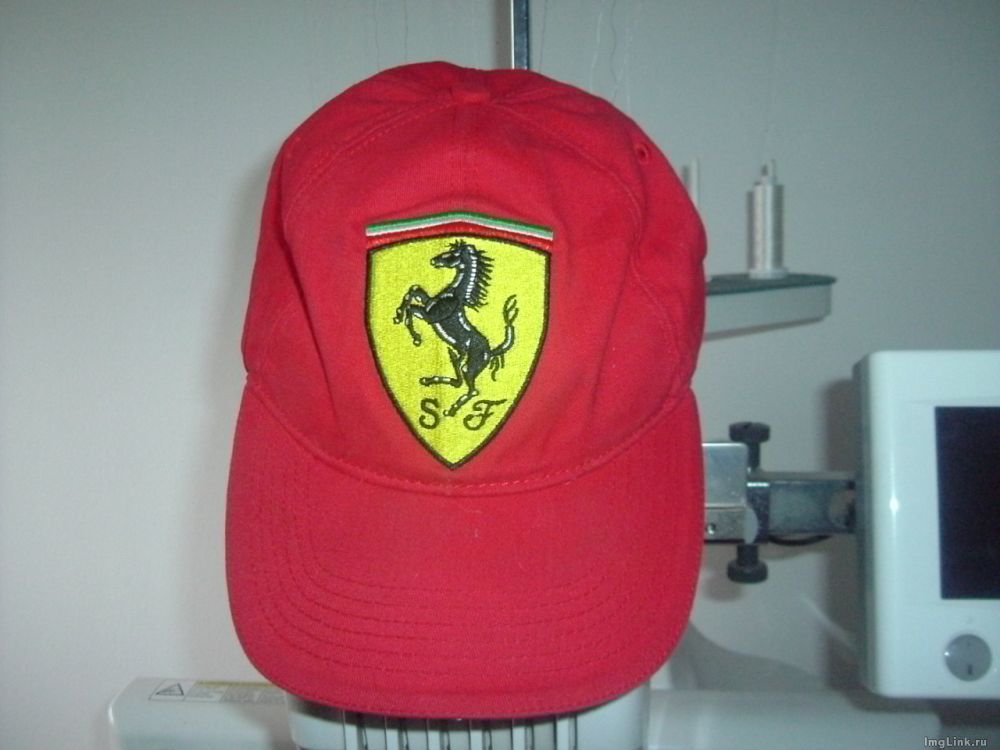 Ferrari logo rectangle Embroidery Design Download - EmbroideryDownload