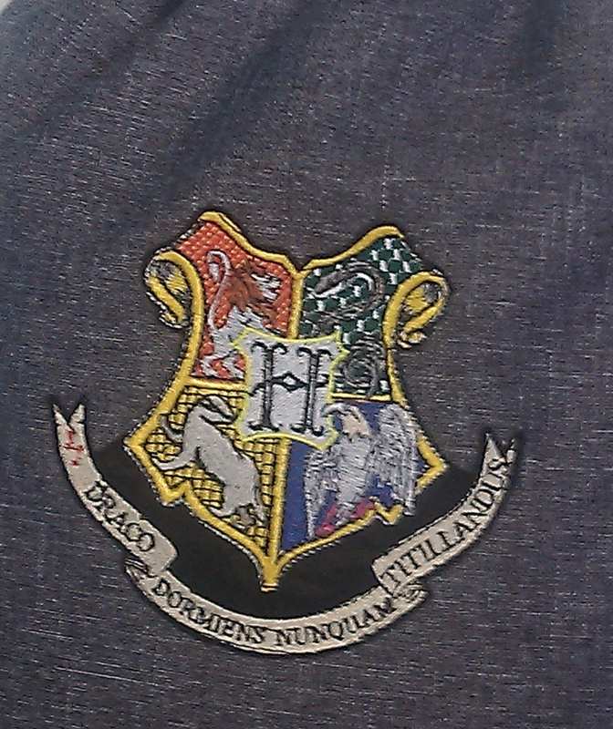 100x Harry HOGWARTS SCHOOL Potter Emblem Embroidery Stick Crest Iron On Patch