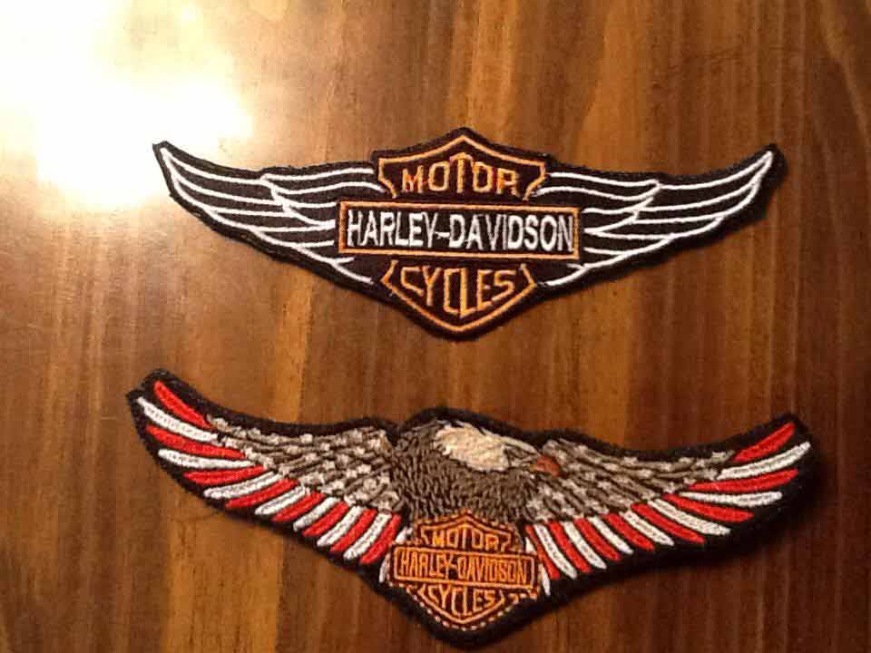 Harley Davidson logo 2 machine embroidery design