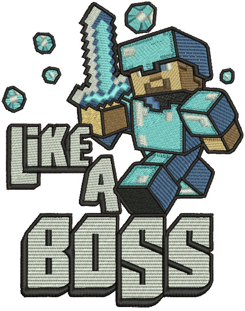 sword, warrior, video game, Minecraft, indie game, sandbox, Like a boss, em...
