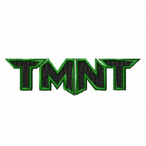 TMNT Logo machine embroidery design