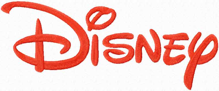 Disney logo machine embroidery design