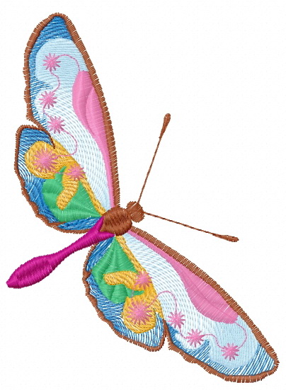 Butterfly 20 machine embroidery design