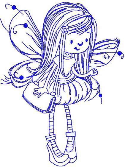 Little Fairy 46 embroidery design