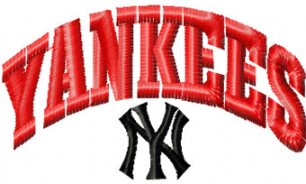 New York Yankees Design Digital File Alternatives Applique