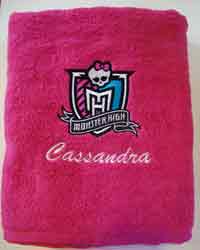 Monster High logo machine embroidery small
