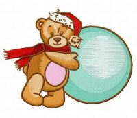 Teddy's winter 2 embroidery design