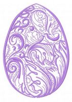 Easter egg 6 embroidery design