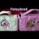 Cute kitten and fairy on embroidered bags