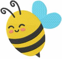 Baby Bee Free Embroidery Design