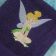 Tinkerbell embroidered towel