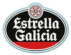 Estrella Galicia 2 embroidery design