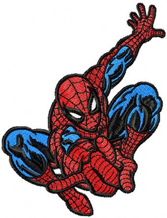 Spider-Man Rescues machine embroidery design