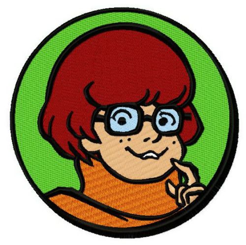 Velma machine embroidery design