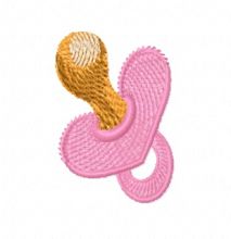 Pink dummy embroidery design