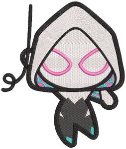 Spider-Gwen comics embroidery design