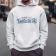 pullover hoodie with fantastic four logo embroidery design