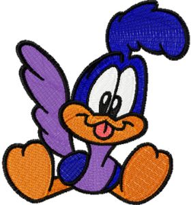 Road Runner Baby  embroidery design