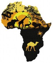 Wild Africa 2 embroidery design