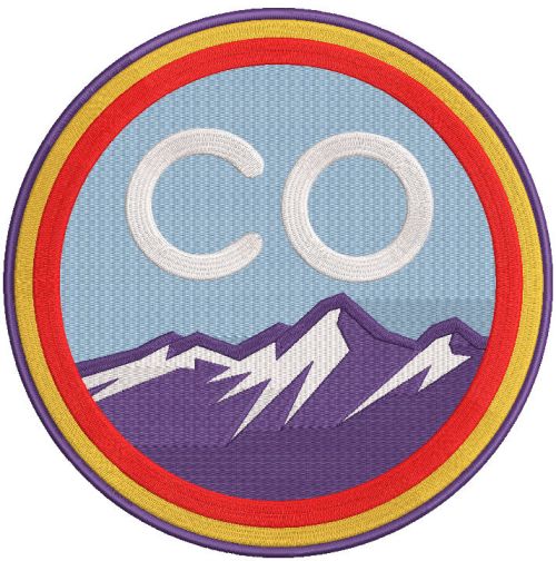 Colorado Rockies City Connect cap logo embroidery design