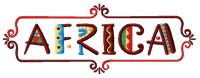 Africa 4 embroidery design