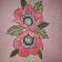 Dog-Rose Flowers Embroidery Design shirt decor