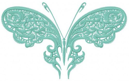 Fantastic butterfly frosty machine embroidery design