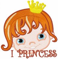 I princess 4 embroidery design