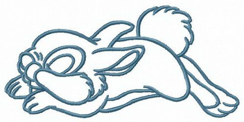 Thumper's dreams machine embroidery design