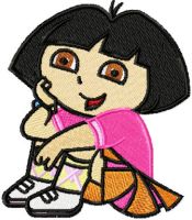 Dora the Explorer Relax embroidery design