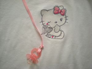 hello kitty angel embroidery design