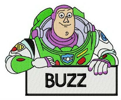 Hello I'm Buzz machine embroidery design