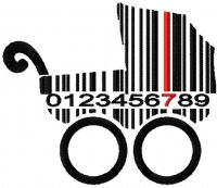 Buggy barcode free machine embroidery design