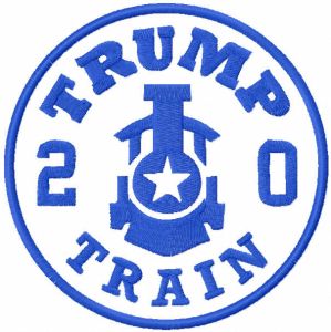 Trump train 2020 one colored