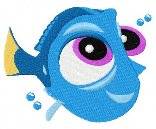 What would Dory do? 2 machine embroidery design