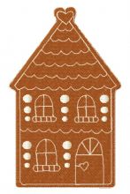 Gingerbread house 8 embroidery design