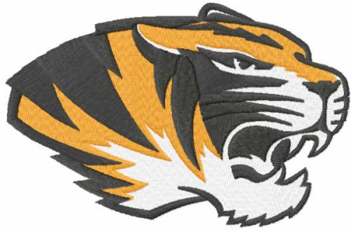 University of Missouri logo embroidery design
