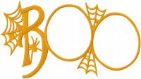 Boo web embroidery design