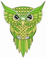 Wise owl 5 embroidery design